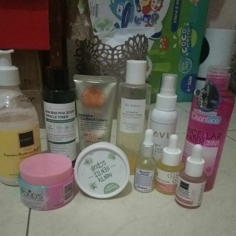 PRELOVED SKINCARE SOME BY ME VAVL SOMETHINC THE AUBREE