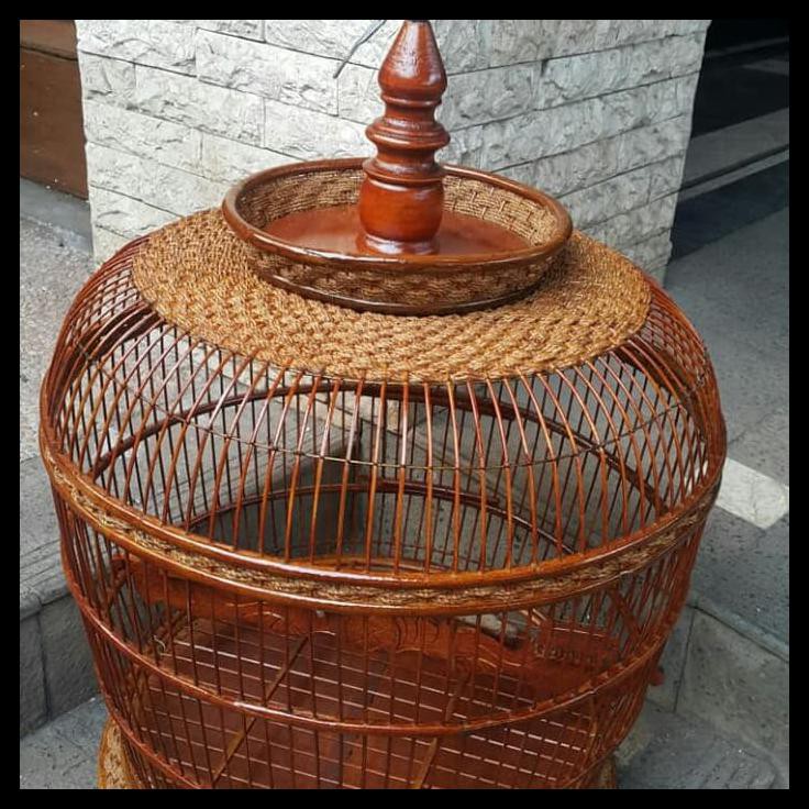 Indh Sangkar / Kandang Rotan Burung Deruk Dan Tekukur Limited Edition Kode 401