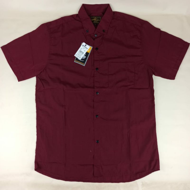 kemeja pria lengan pendek pria cotton kemeja flanel