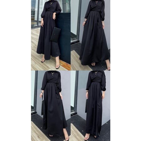 ZALEA DRESS Size S-XL / BAJU DEWASA MURAH TERBARU 2022 / Gamis Kondangan / Dress Pesta