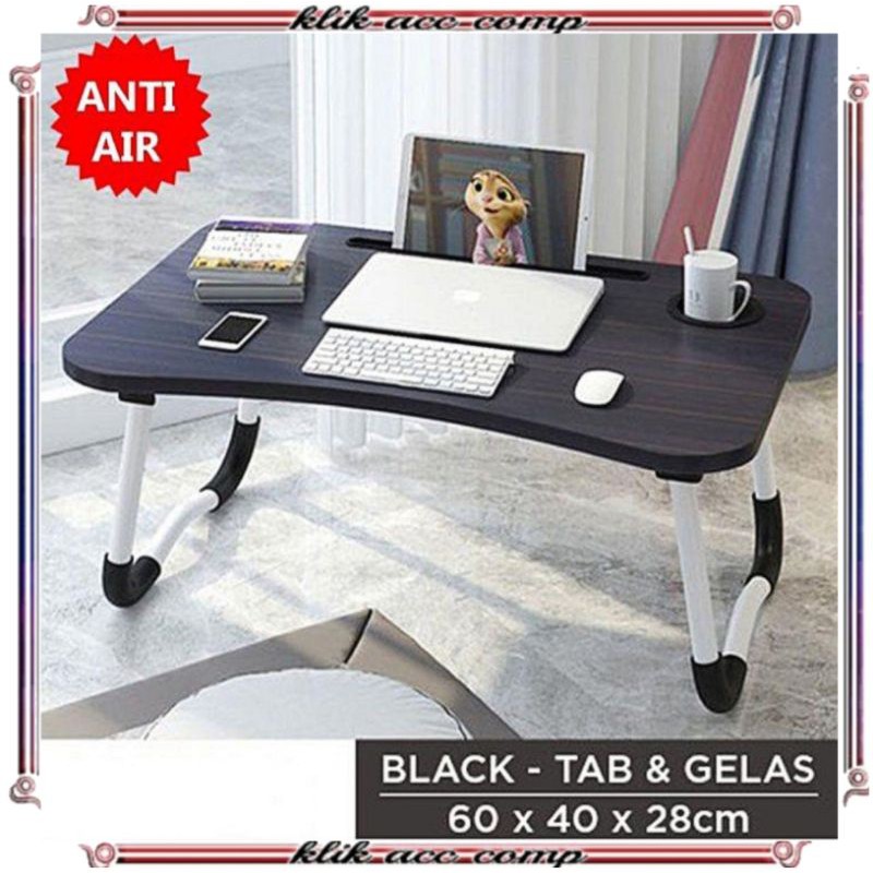 Meja Laptop Lipat Portable / Meja Belajar / Meja Laptop Universal