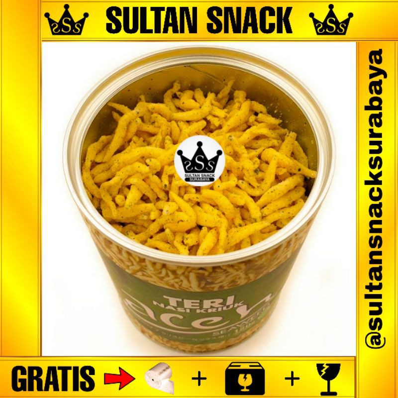 

SULTAN SNACK Teri Rumput Laut / Seaweed Aceh