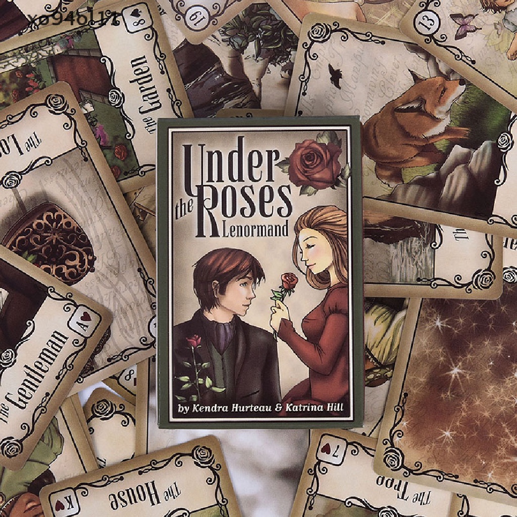 39 Kartu Tarot Under the Roses Lenormand Untuk Dekorasi