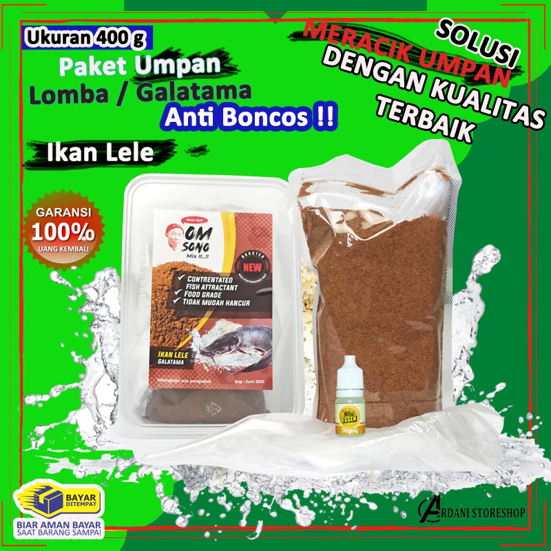 Paket Umpan Galatama Lele Siap Pakai Terbaik Mancing Pancing Pellet Essen Esen Om Sono Anti Boncos