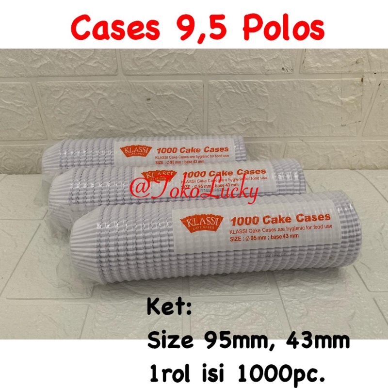 

Cake Cases 9,5 Klassi / Cake Cases 9,5 Polos / Cake Cases 9,5 Motif/ Cases 9.5