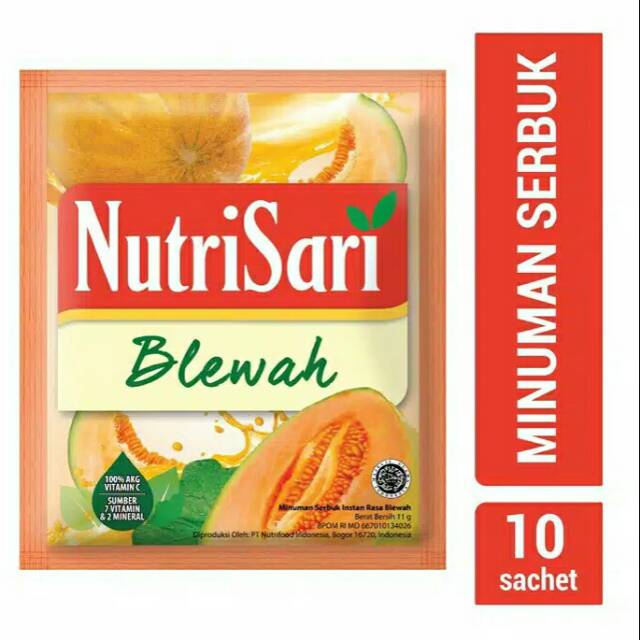 

Nutrisari Blewah 11 gr 10's