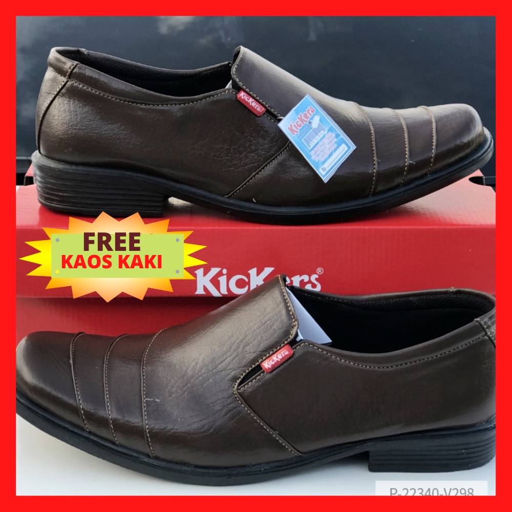 Sepatu Pantofel Formal Kerja Kantor Dinas Resmi Pantopel Kulit Kasual Casual Fantofel Pantovel Konda