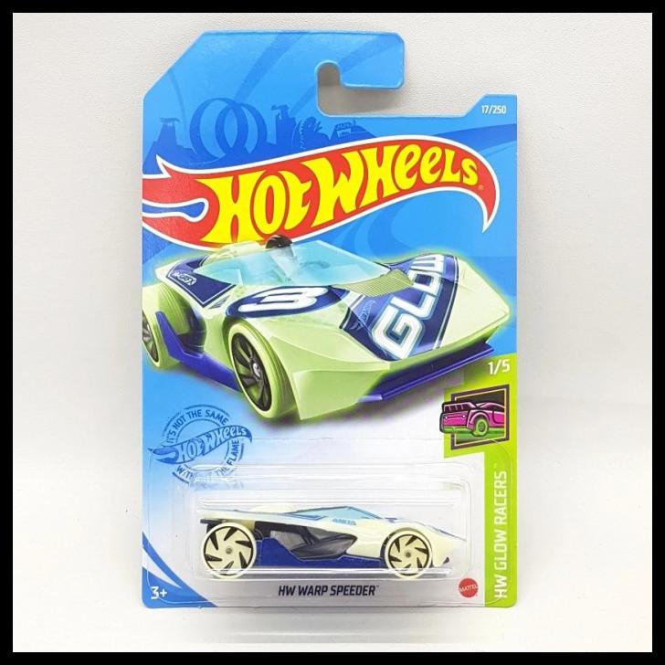 HOTWHEELS HOT WHEELS HW WARP SPEEDERS GLOW IN THE DARK