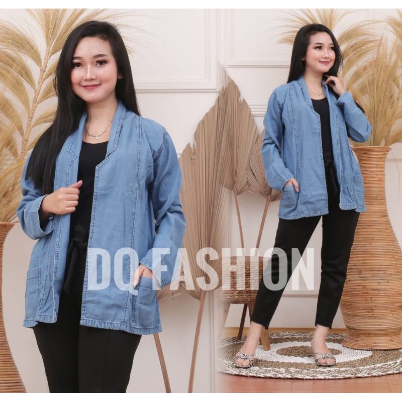 HAVA OUTER//OUTHER POCKET DENIM CARDY//KARDHGAN DENIM