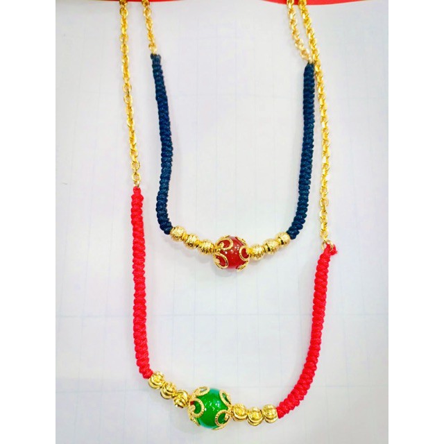 Kalung tali / kalung cewek / yaxiya / lapis emas / xuping /kalung unik