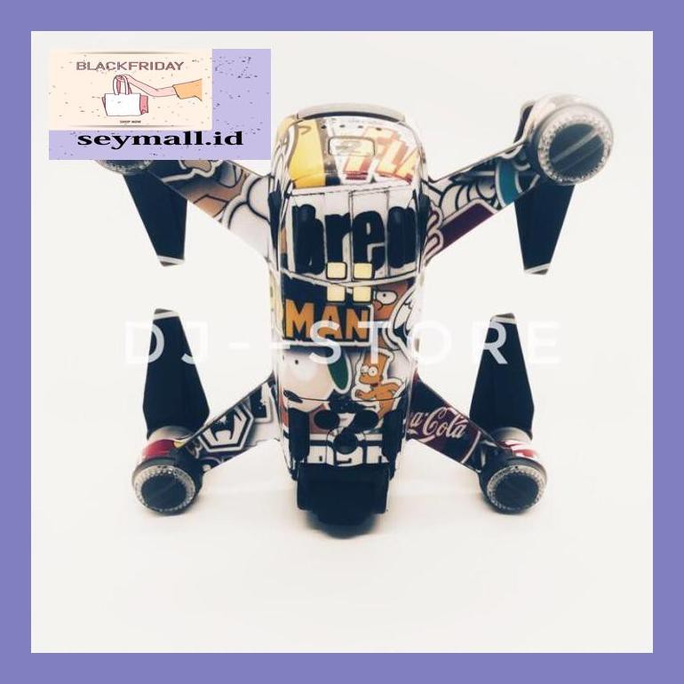

50Djtys Stiker Skin / Sticker Decals Dji Spark E-Decals Bomb Stickers 50Osus0