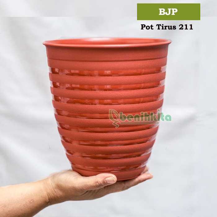 Pot Tanaman-Bunga Tawon Ori Tirus/Pirus 211 Coklat (BJP)