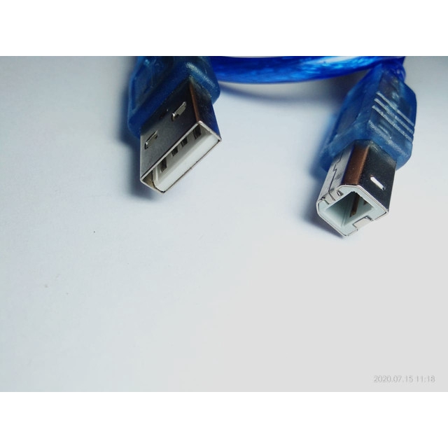 [DEV-9107] KABEL DATA PROGRAM USB A TO B MALE PRINTER CABLE 50CM ARDUINO UNO MEGA