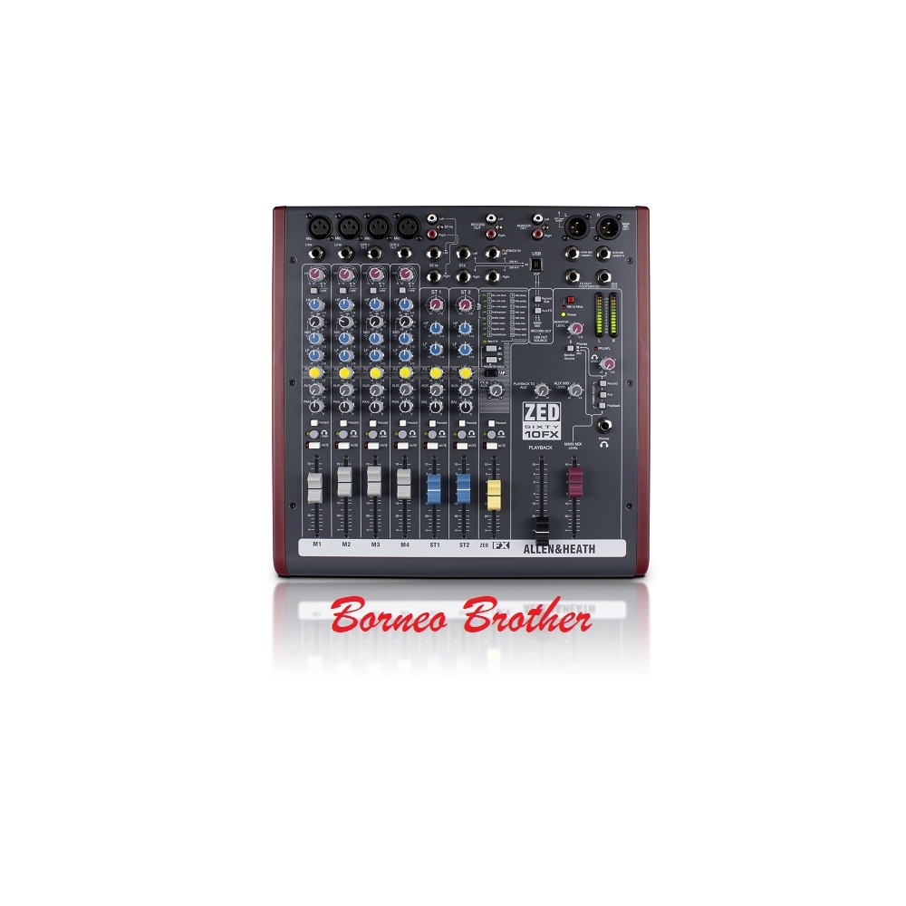 Mixer Allen Heath ZED 60-10FX  6010FX Original Allen&Heath