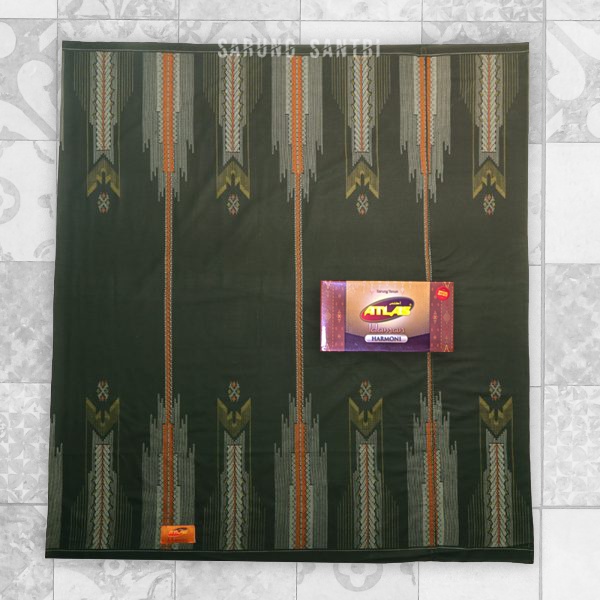 Sarung ATLAS Idaman Harmoni Seroja Hijau