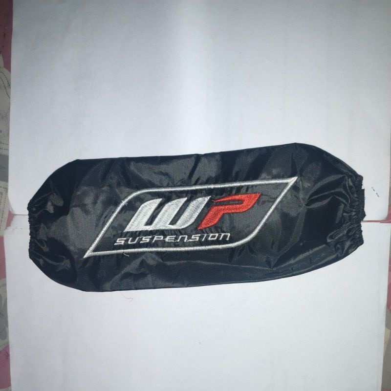 sarung shockbreaker belakang motor -Sarung shock bordir tulisan universal cocok semua shock matic dan bebek