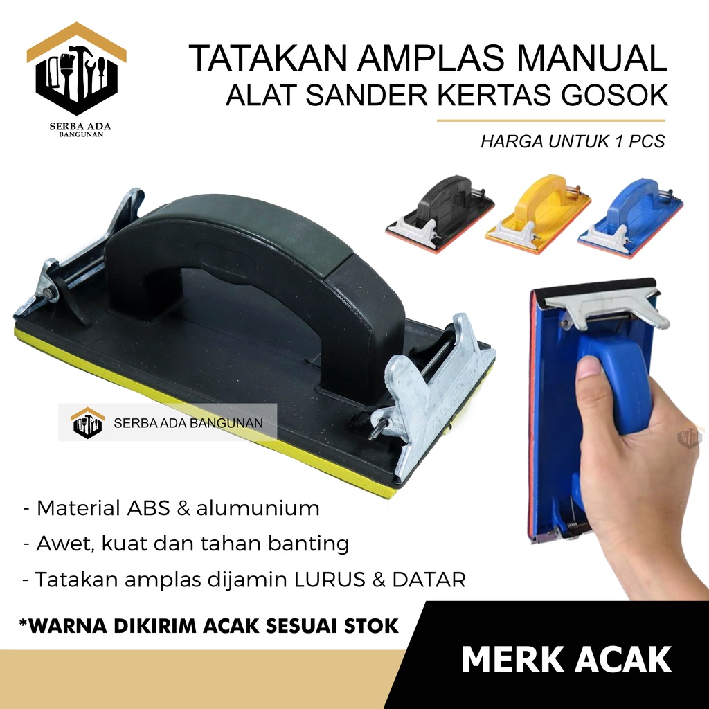 Pad Holder / Tatakan Amplas / Sandpaper Holder / Gagang Amplas Gerinda