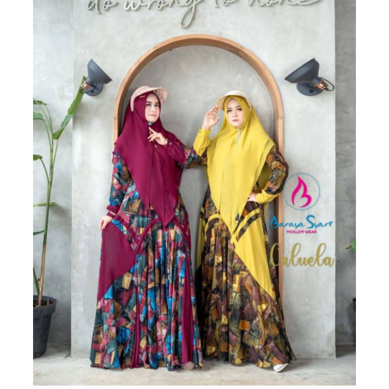 GAMIS BARAYA SYARI EKSLUSIF MEWAH ORIGINAL BARAYA SYARI