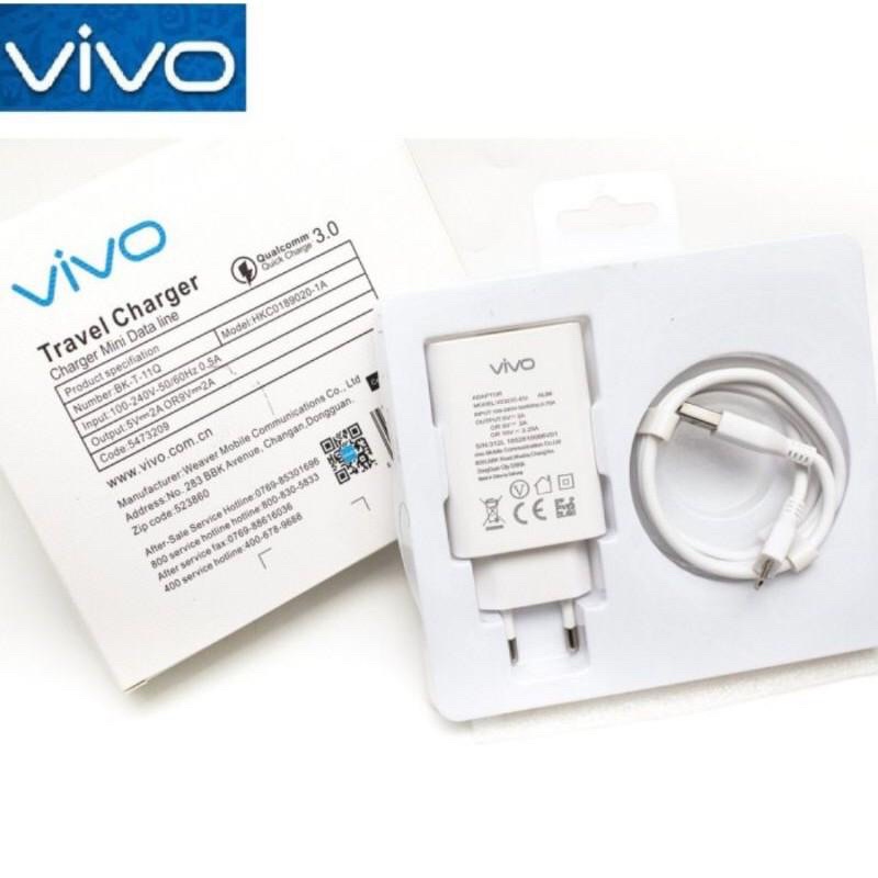 Charger Casan Vivo Y12 Y15 Y17 Y11  Y91 Y95 Y93 Y71 Y20 Y20S Y20i Y91C Y81 V5 V5s V15 V17 V9 Micro USB ORIGINAL 100% FAST CHARGING