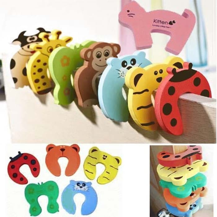 Door Stopper Baby Safety Kid - Penahan Pintu Karakter Lucu Motif Kartun Ganjal Pintu Ganjalan