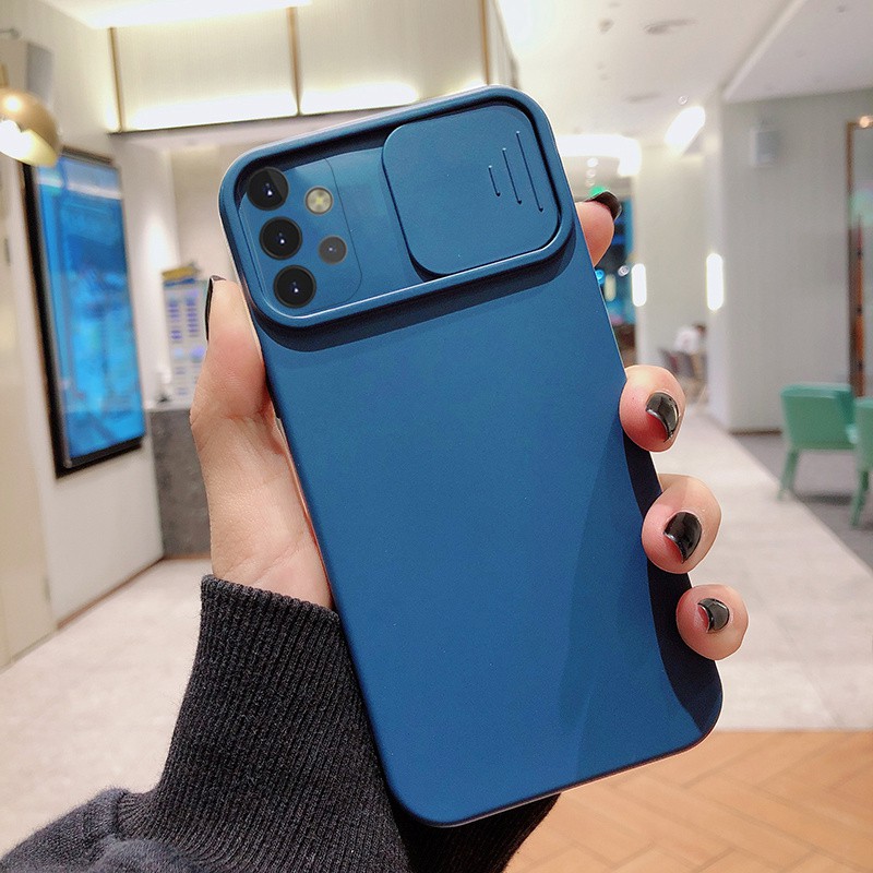 Samsung Galaxy A32 4G A32 5G A52s A52 A72 A51 A71 M51 Slide Camera Lens soft phone case cover Anti-fall-4