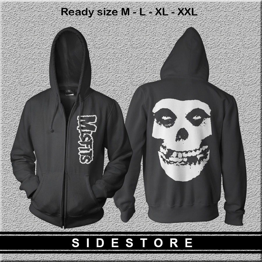 HOODIE ZIPPER - MISFITS - SWEATER HOODIE