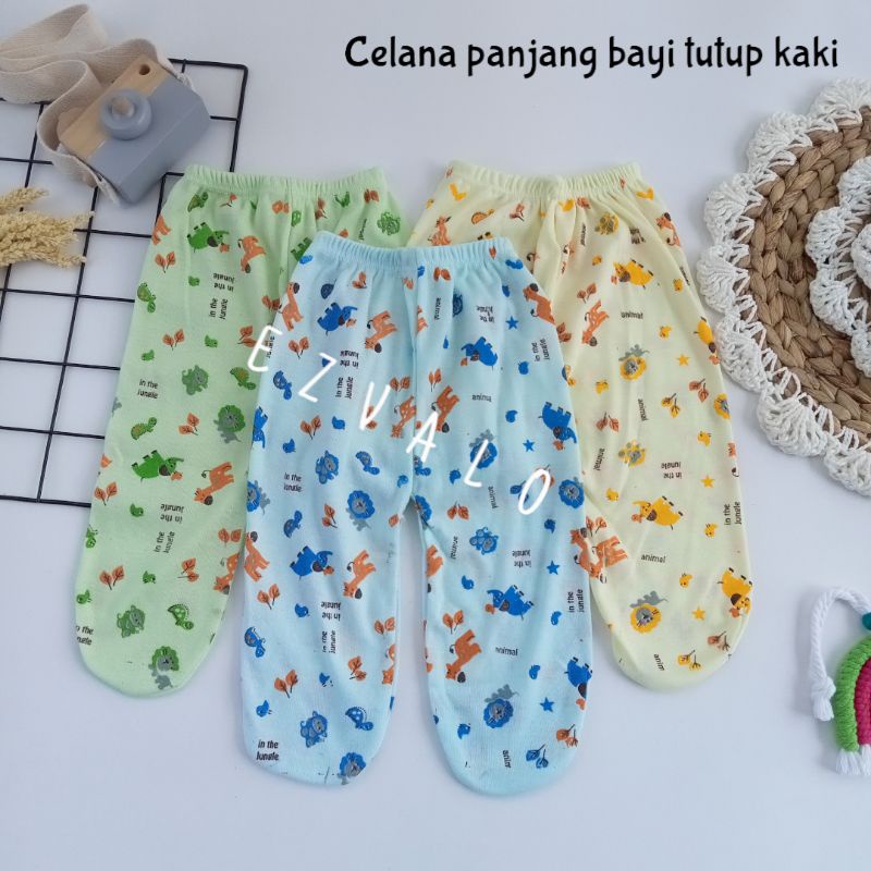 CTPK- Celana panjang tutup kaki murah 0-6 bulan