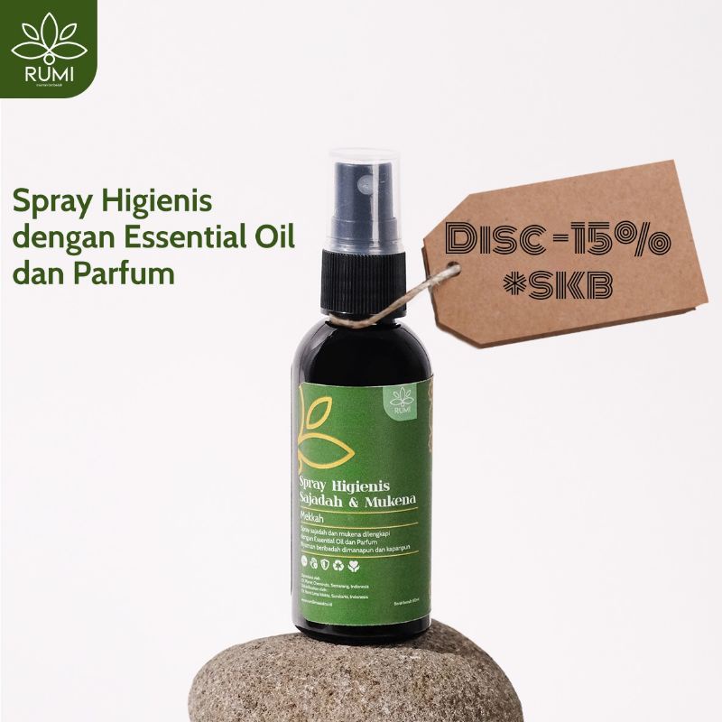 RumiLimaWaktu Spray higienis Mukena dan Sajadah