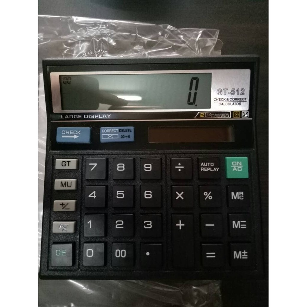 

Jual Kalkulator murah good quality - calculator GT 512 terbaik