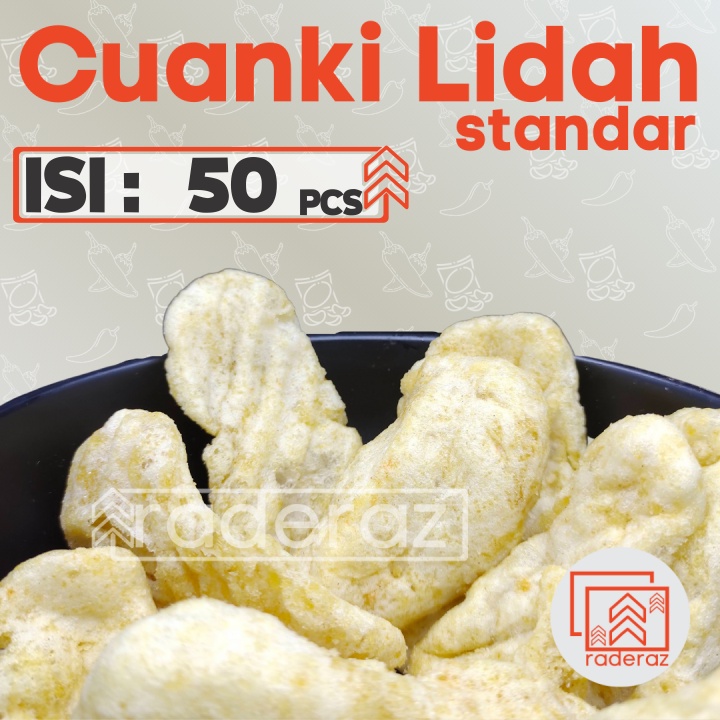 

cuanki LIDAH 50pcs Toping Baso Aci, Seblak khas Garut by RADERAZ (bisa GROSIR bisa COD)