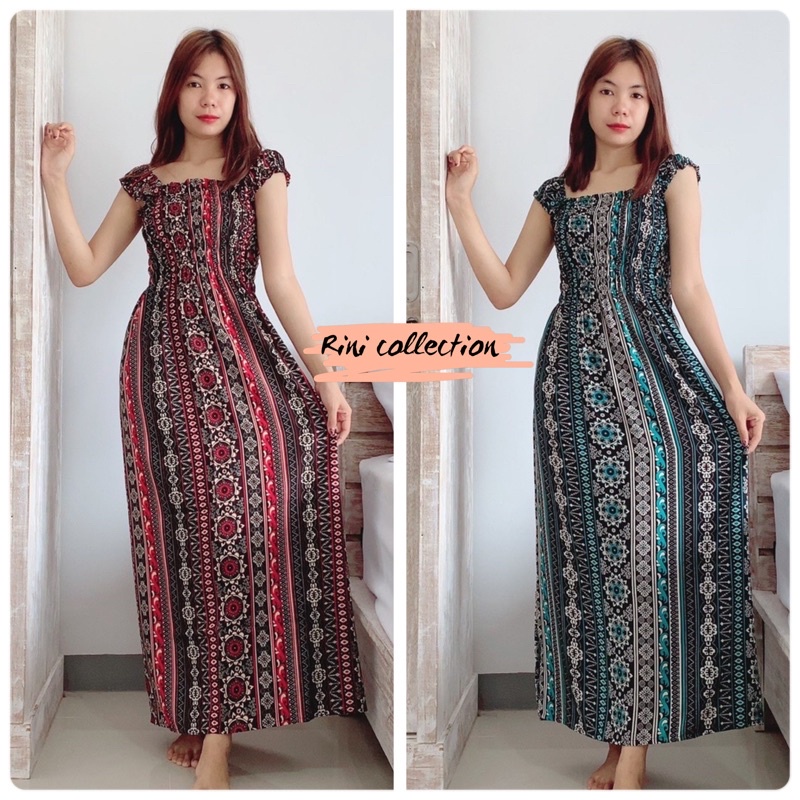 Dress Kerut Panjang Bali