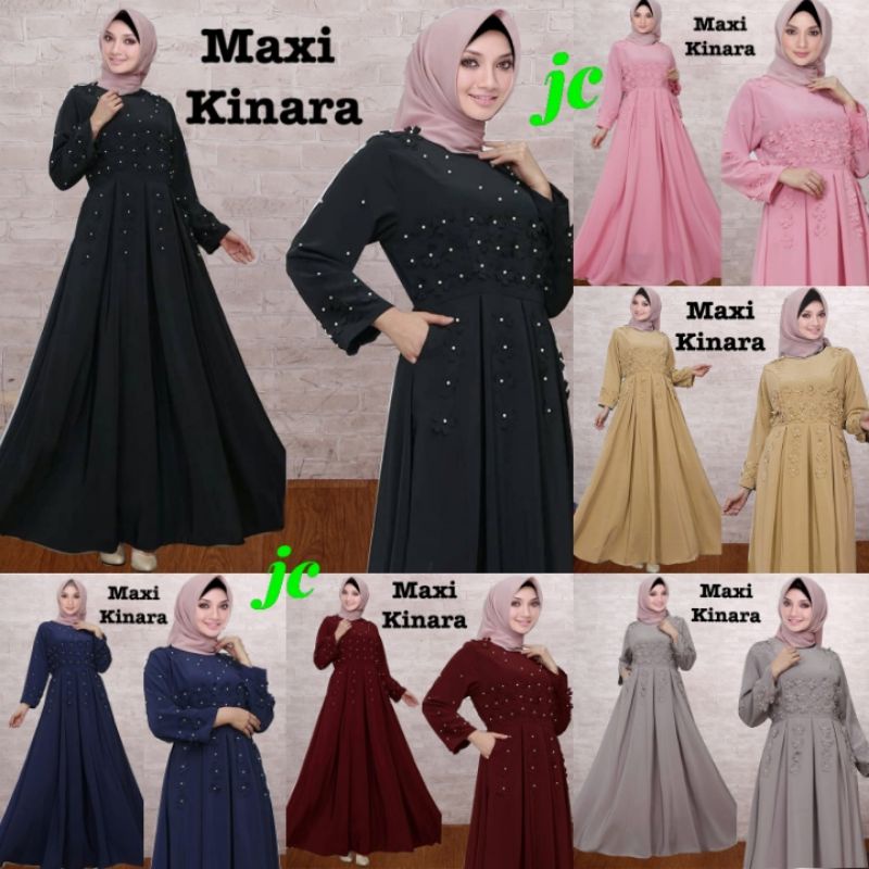 JCK - Maxi Kinara / Maxi Wanita Model Terbaru / Maxi Fashion Kekinian