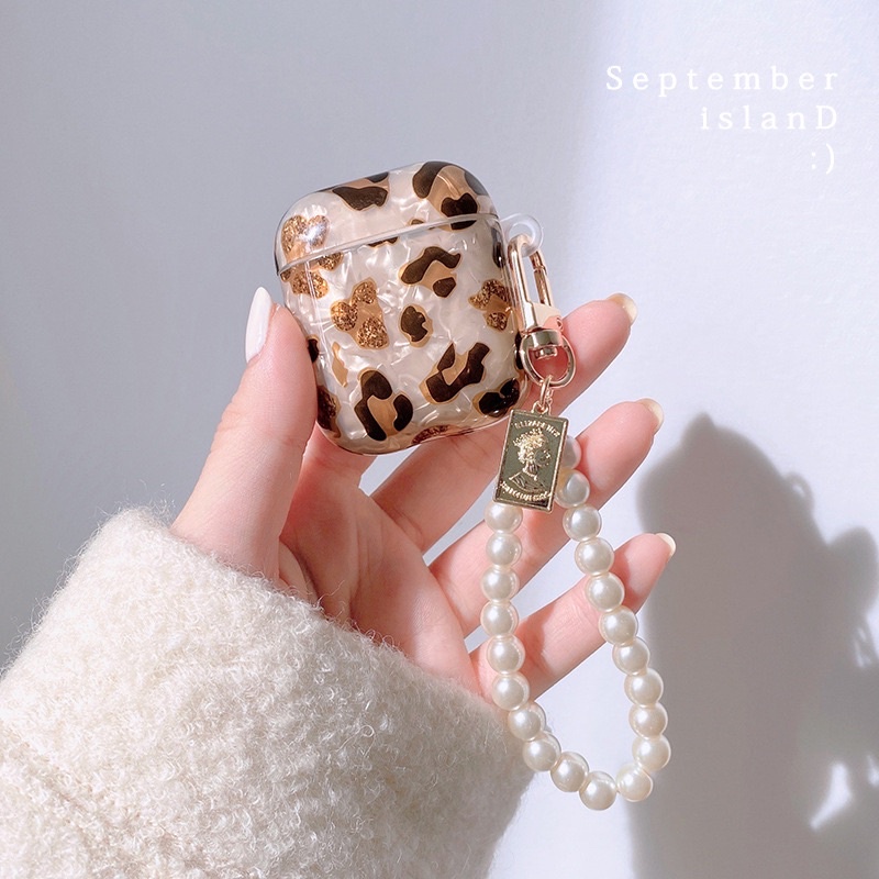 Gold Leopard Softcase for Airpods 1 2 Pro 3 Case Casing Airpods Lucu