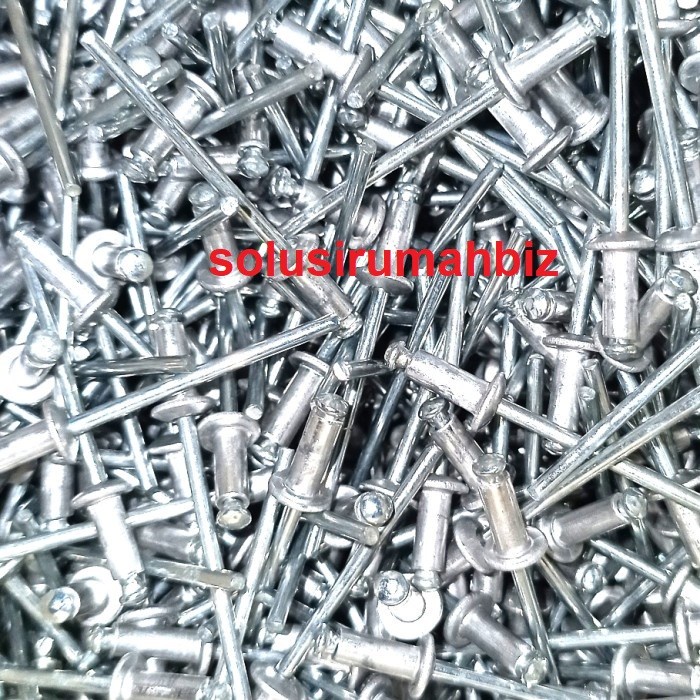 Paku Rivet 423 Size 3.2mm x 7mm isi 1000 pcs perpak = 1000pcs