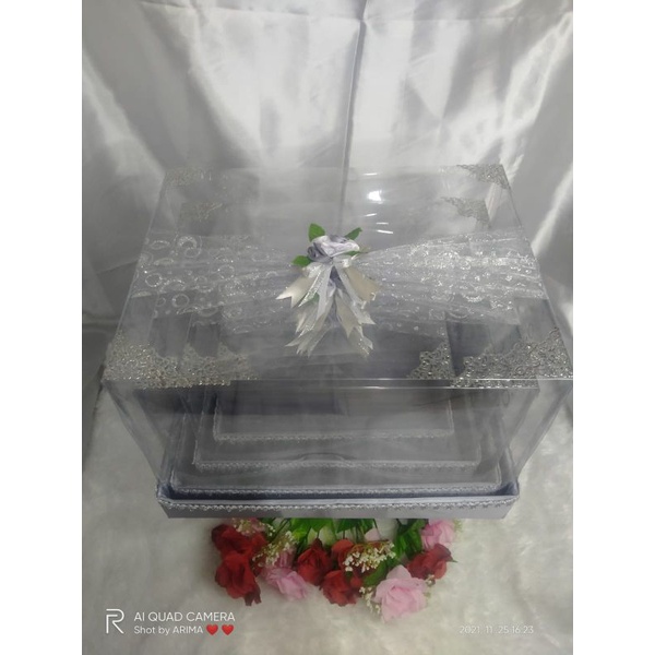 

kotak hantaran, box seserahan mika full isi 4pcs
