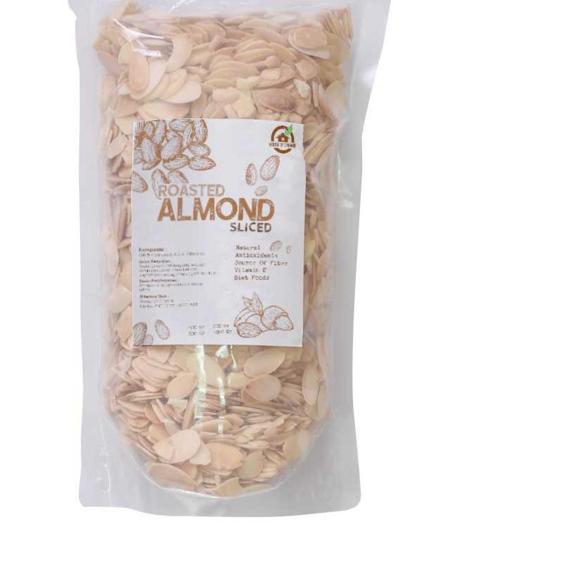 

*-6 Natural Roasted Almond Sliced ( Panggang ) - 100 gr ^