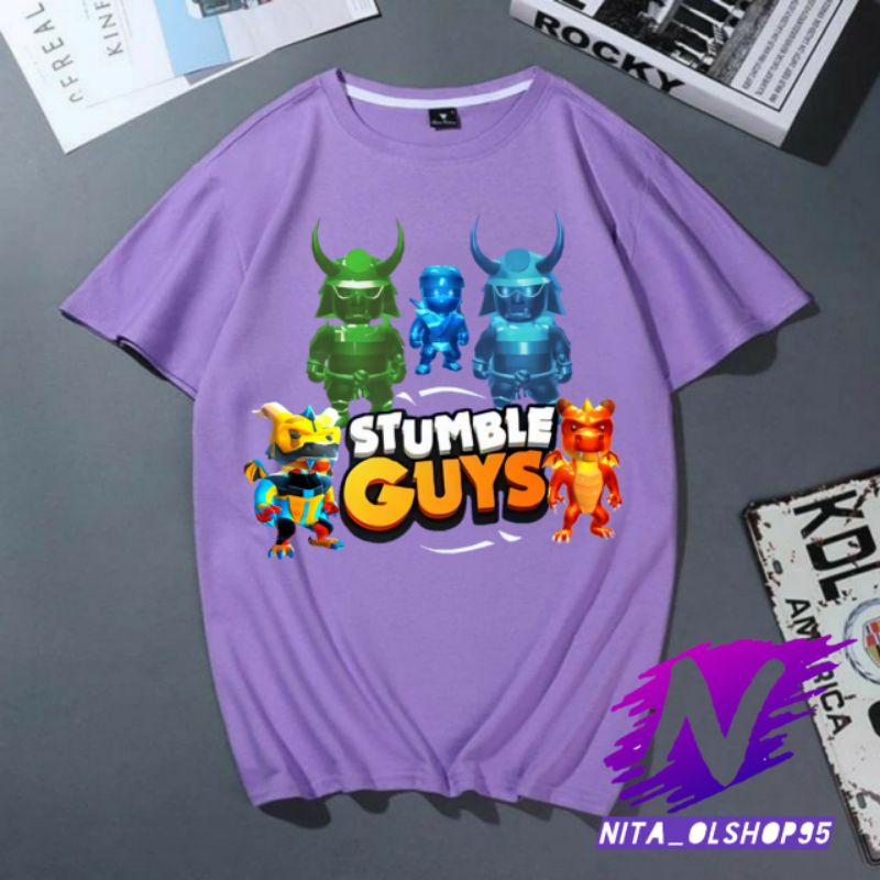 stumble guys kaos anak stumble guys skin langka spesial baju anak stumble guys