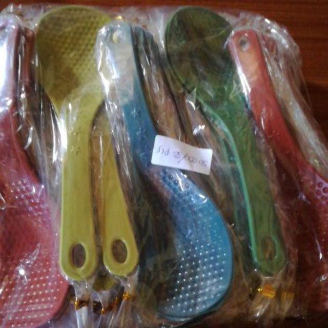 (satuan) Row Souvenir Minimal 50 Centong Nasi Magicom Anti Lengket Warna Murah