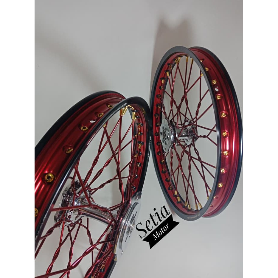 Velg TDR Paket Tromol Becak - Ninja R - RR Stel