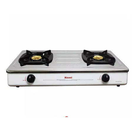 Rinnai Kompor Gas / Gas Stove 2 Tungku Stainless Steel RI-602 EW / RI 602 EW / RI602 EW / RI 602EW / RI-602EW / RI602EW