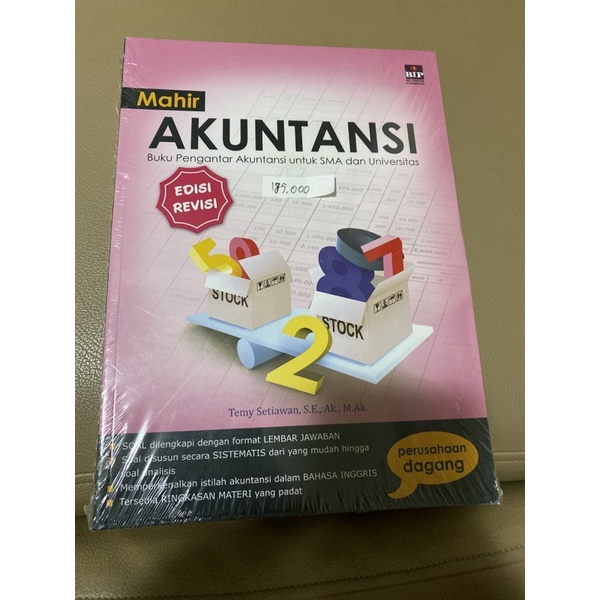 Jual AKUNTANSI, Buku Pengantar Akuntansi Untuk SMA Dan Universitas ...