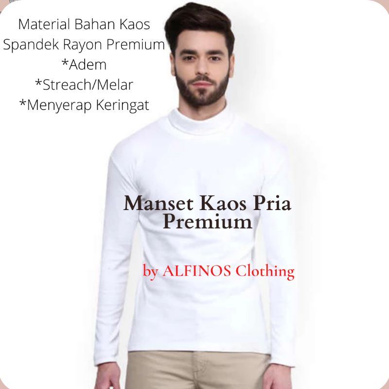 Manset Kaos Pria | Manset Pria Lengan Panjang