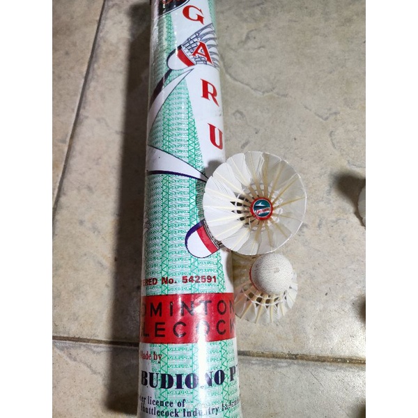 SALE shuttlecocks bola bulu tangkis raket badminton kok bulutangkis eceran satuan Garuda CUCI GUDANG