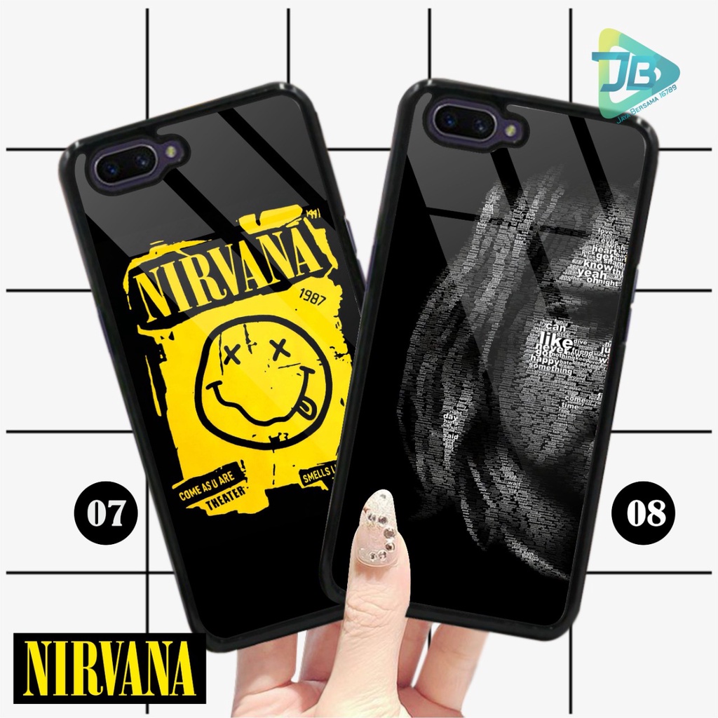 HARDCASE 2D GLOSSY NIRVANA OPPO VIVO XIAOMI SAMSUNG REALME IPHONE ALL TYPE JB4708