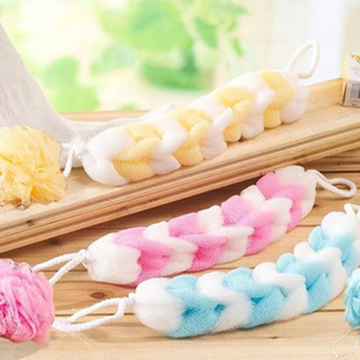 Spon Sabun Mandi Bath Sponge Dwi-Warna