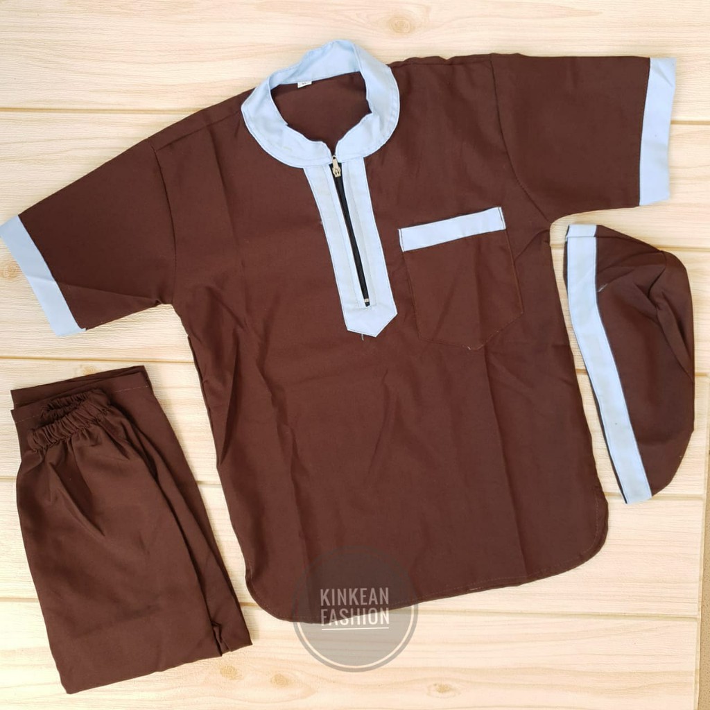 Koko Kurta Zipper Anak size XL &quot;6-7tahun&quot;