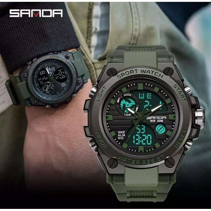 Terlaris Sanda!!! Jam Tangan Militer Jam Tangan Tentara Jam Terlaris Outdoor Adventure Jam Petualang