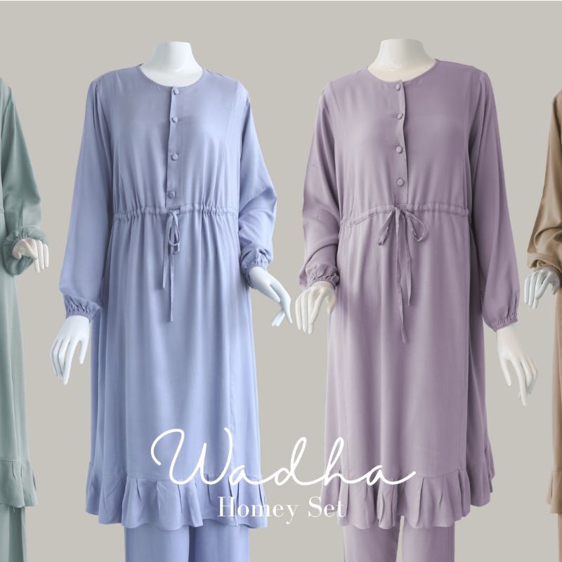 WADHA Homey Tunik Set • Khadijah Indonesia • #dhiyasyari