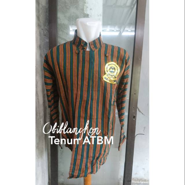 Surjan Tanun Lurik Coklat Hijau