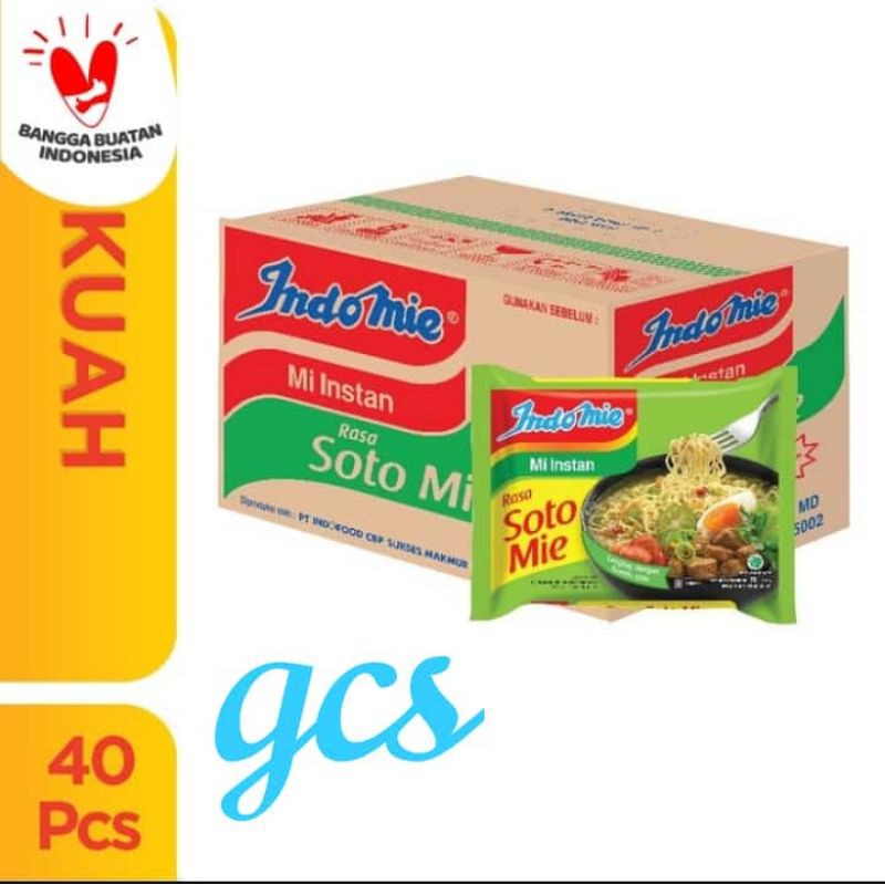 

INDOMIE SOTO MI 1 CTN ISI 40 PC